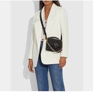 Coach BEAT SHOULDER BAG 18 WITH RIVETS